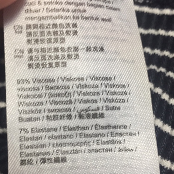 Esprit Striped Navy/White Maxi Shirt Dress - Picture 7 of 7